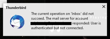 Outlook & Hotmail User is authenticated but not connected - How to resolve [Solved] - 2022 12 28 12 50 32 5edb70