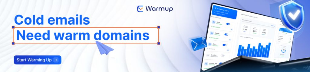 cold email need warm domain with sender reputatation